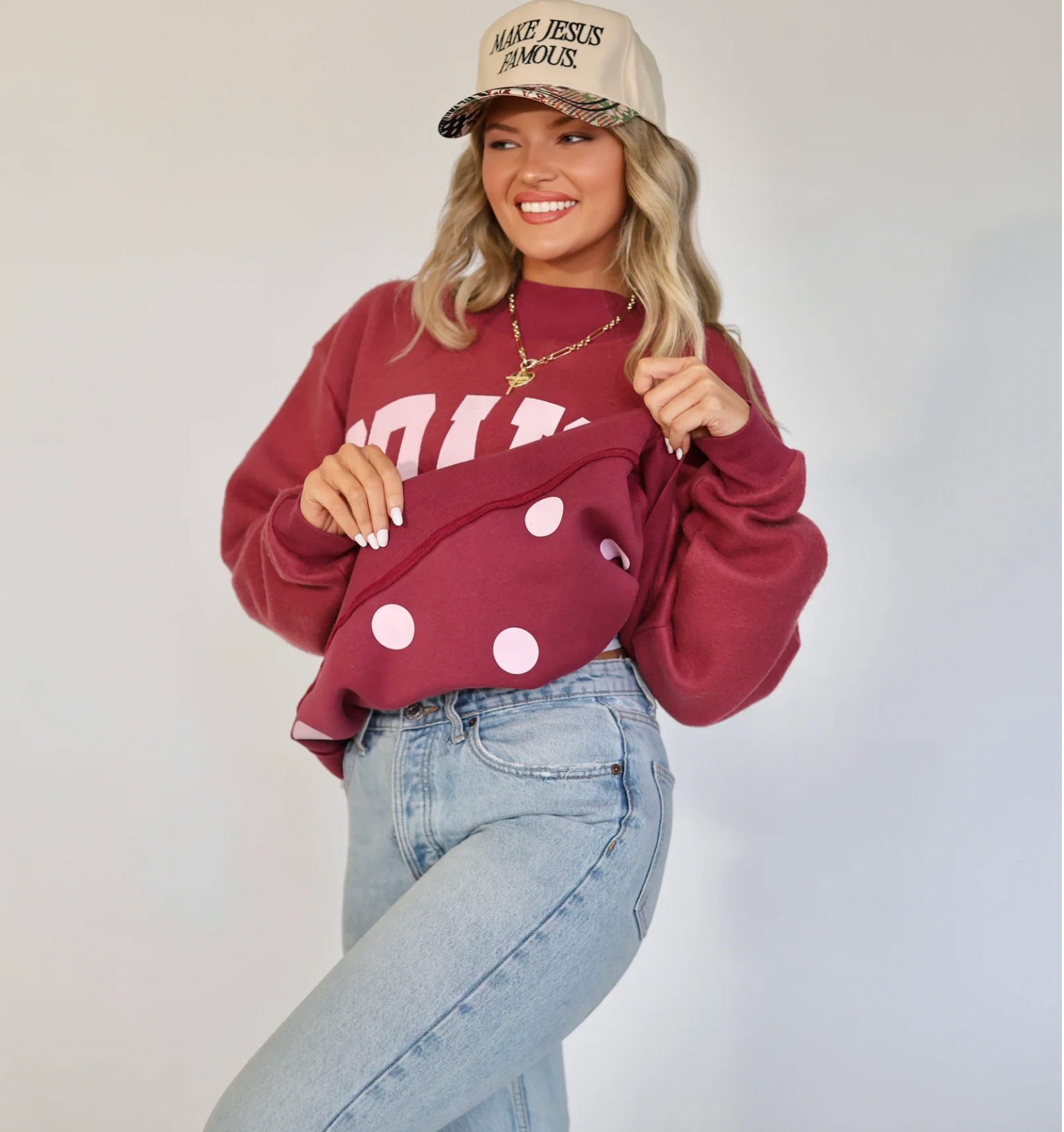 Praise God Reversible Mockneck