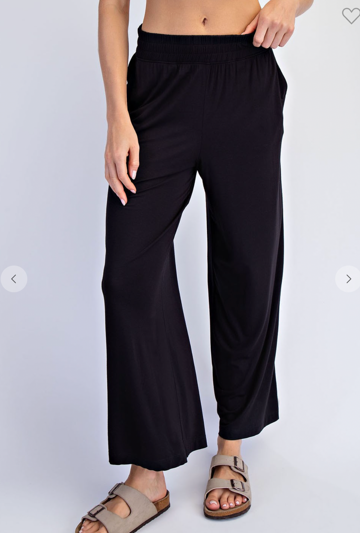 Calm + Cozy Pants in Black