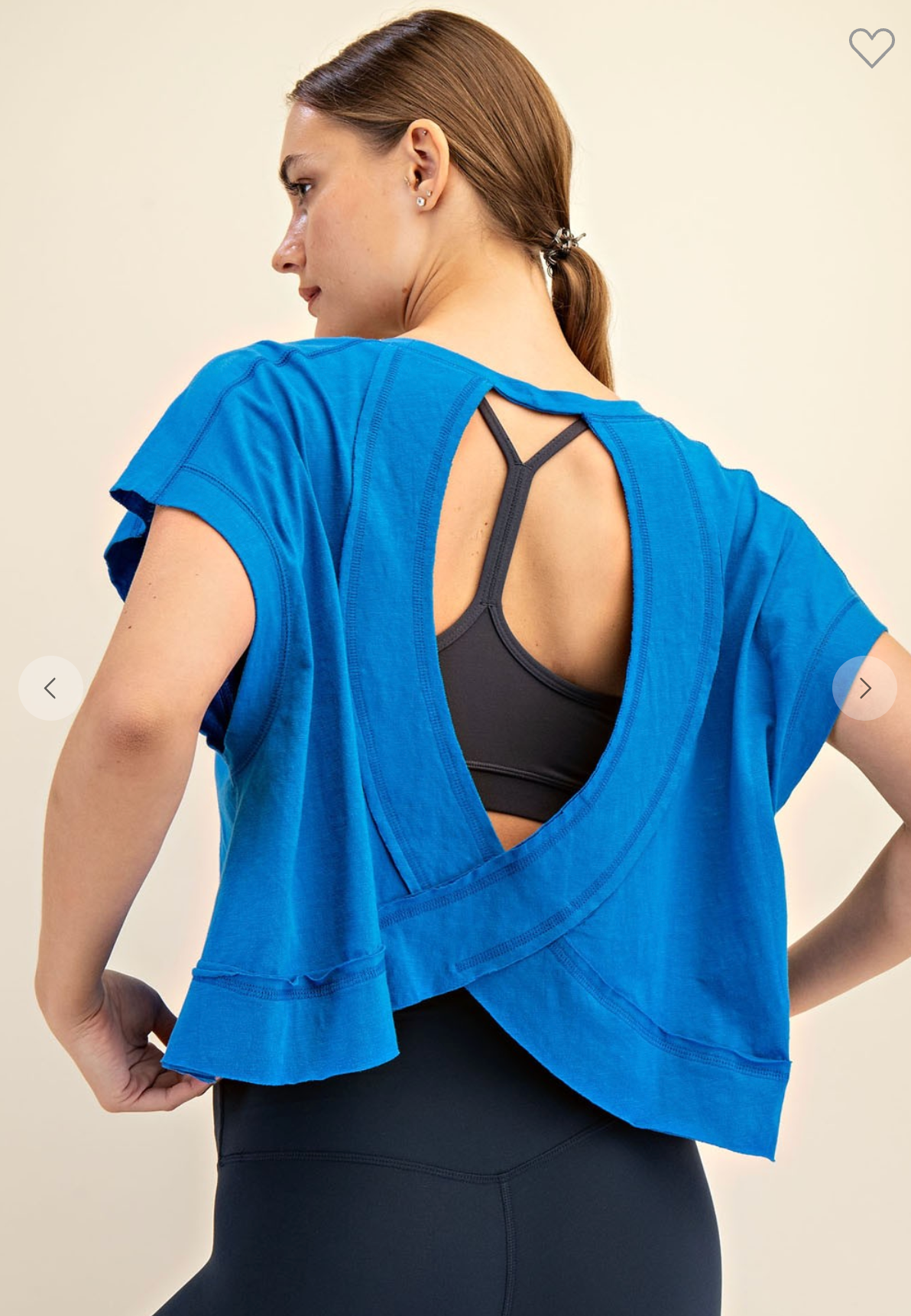 Open Air Tee In Ocean Blue