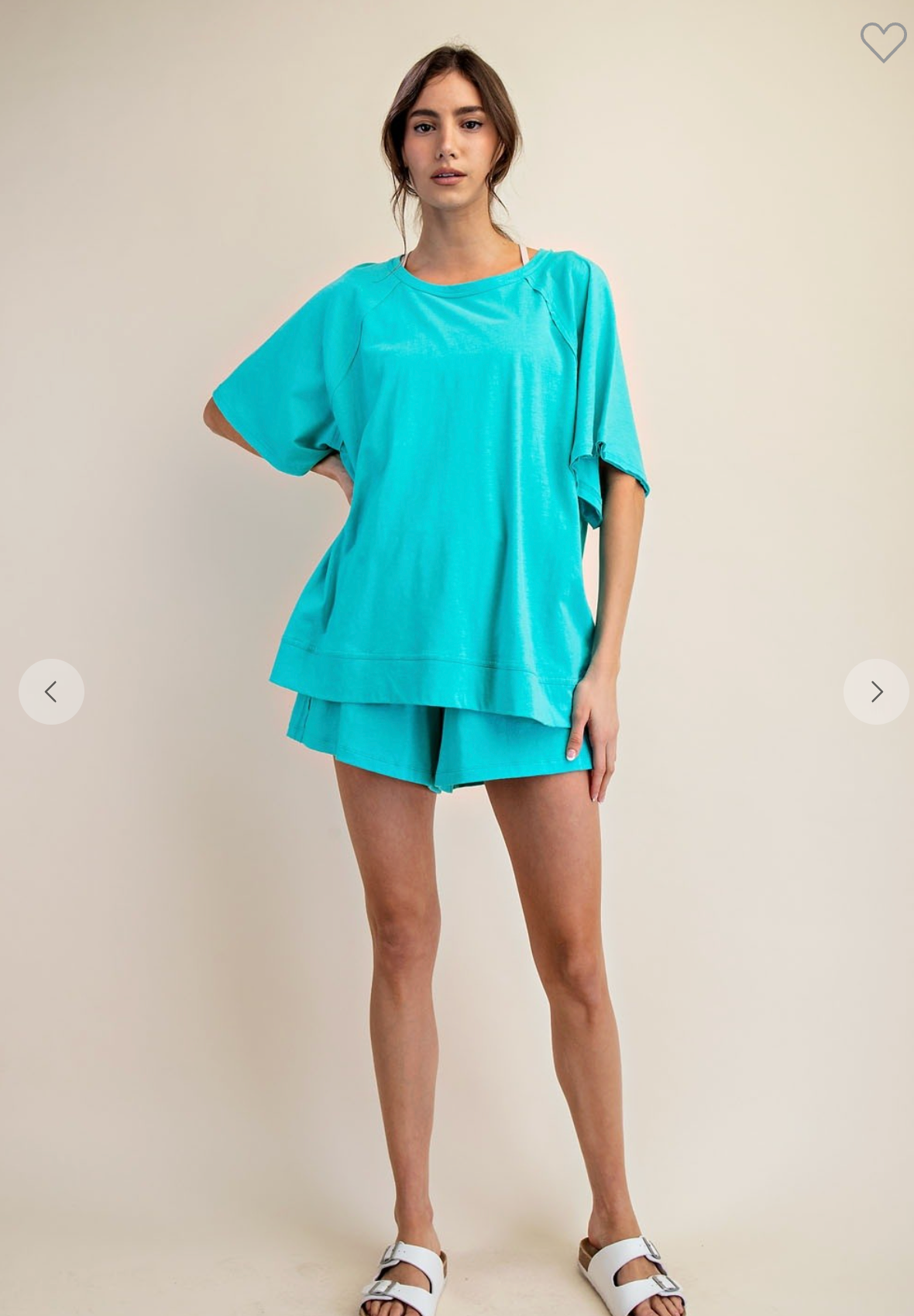 Core Comfort Tee In Turquoise
