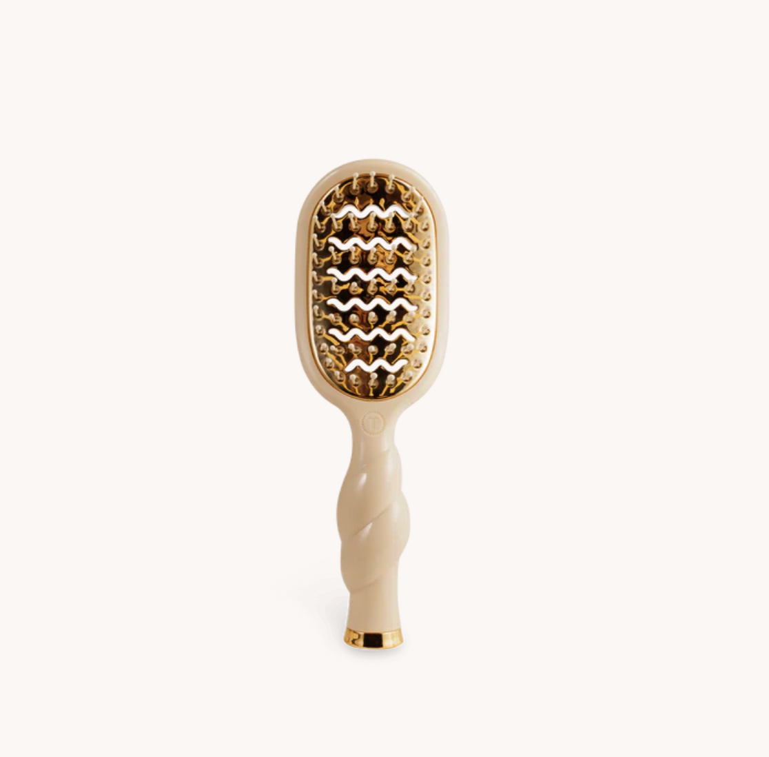 Mini Vented Hair Brush In Tan