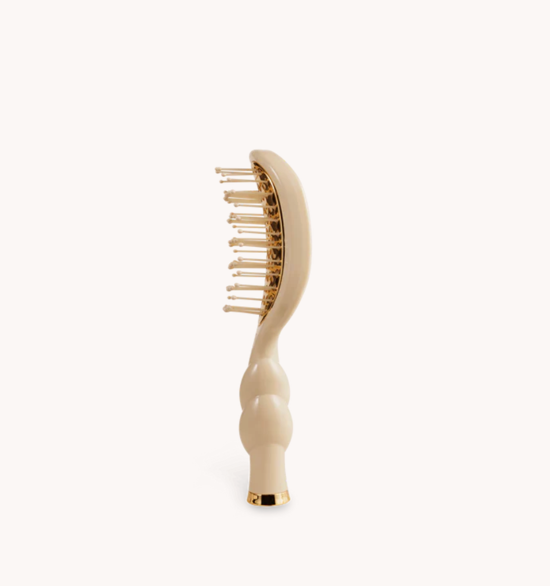 Mini Vented Hair Brush In Tan