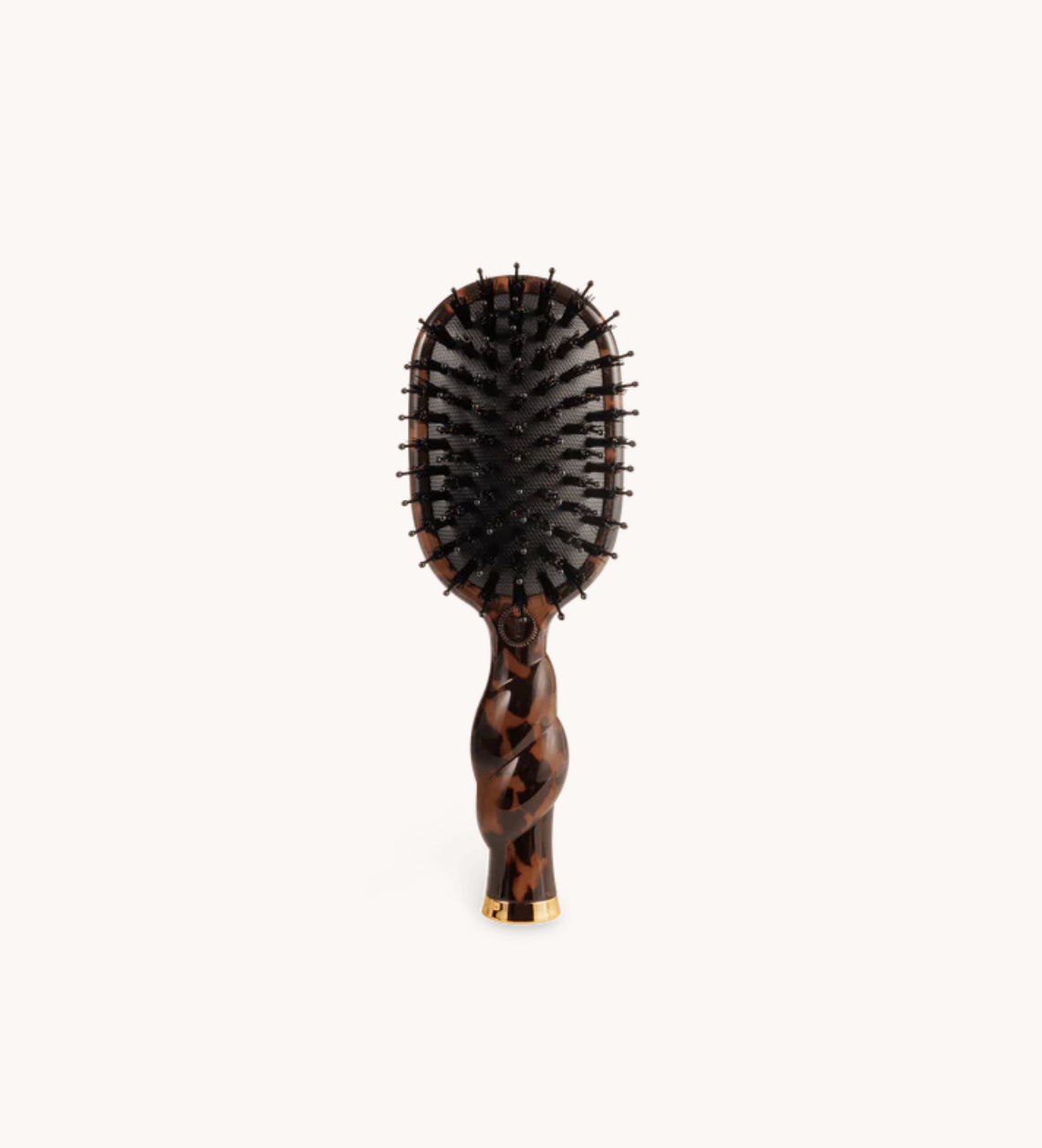 Mini Boar Hair Brush In Tortoise