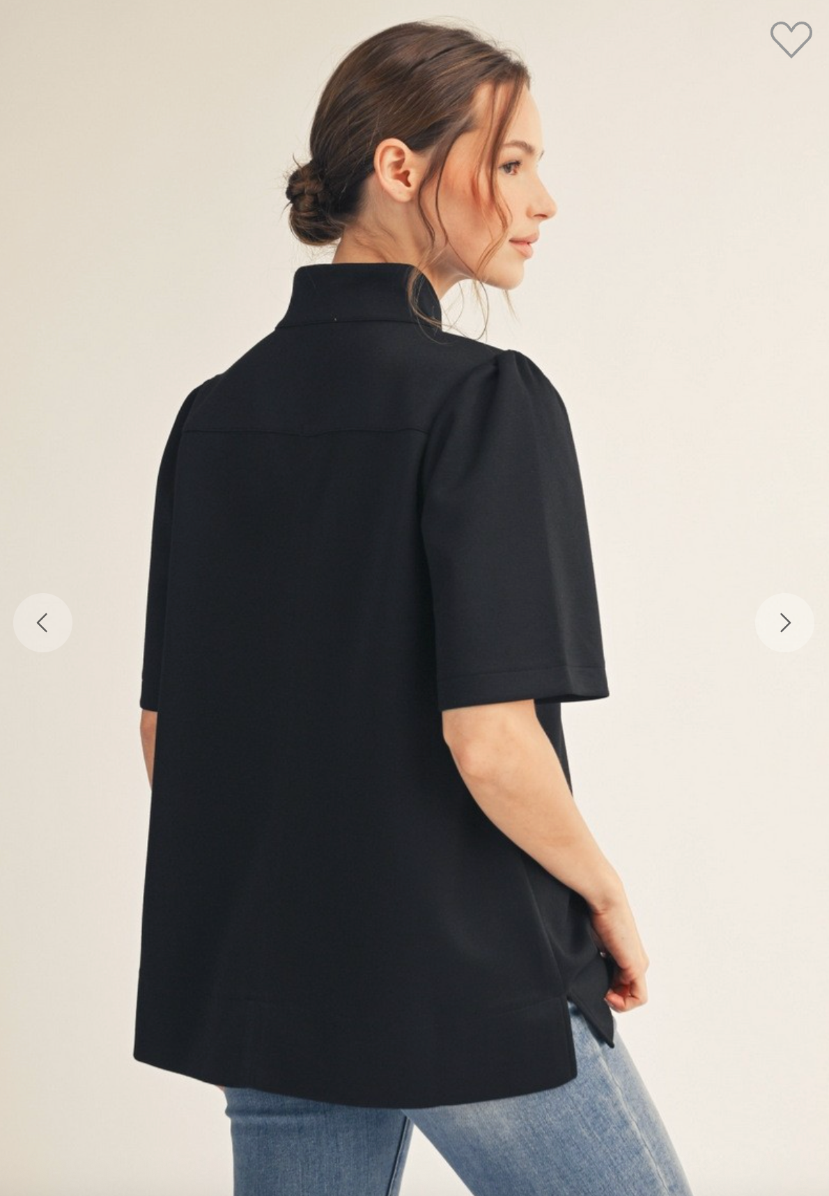 The Kensington Top In Black