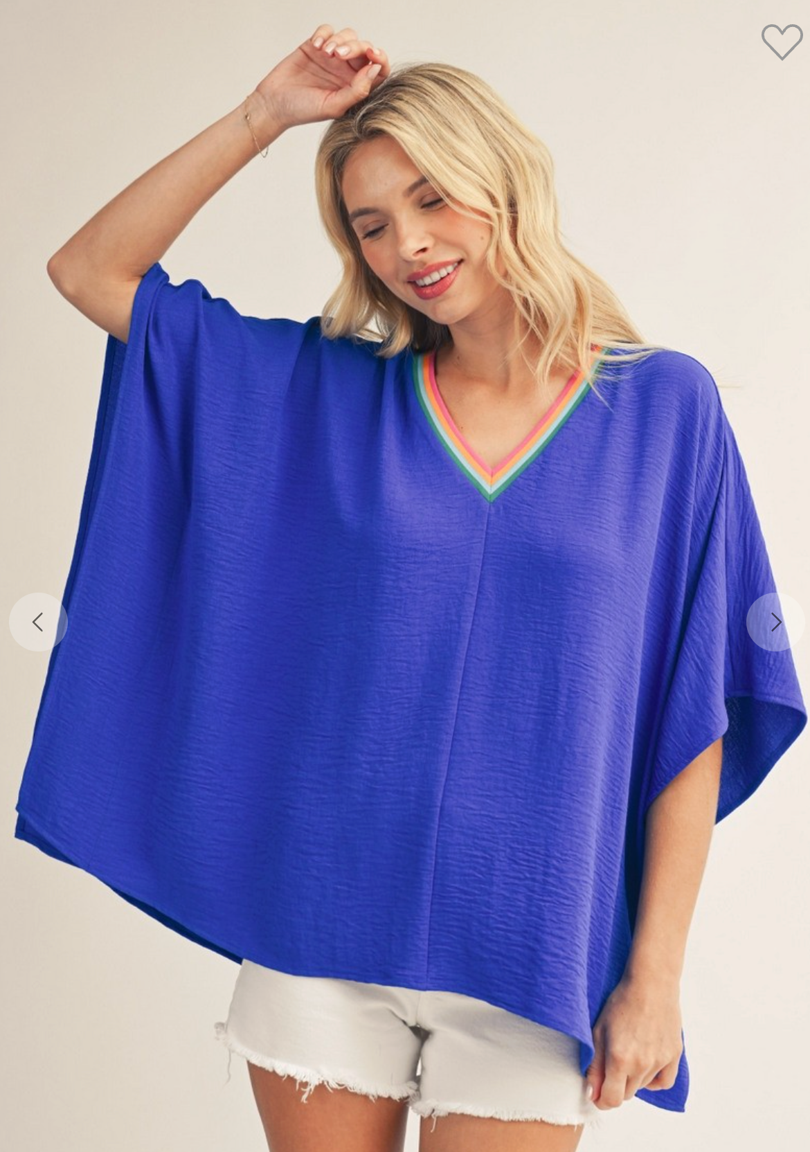 The Delaney Tunic In Blue