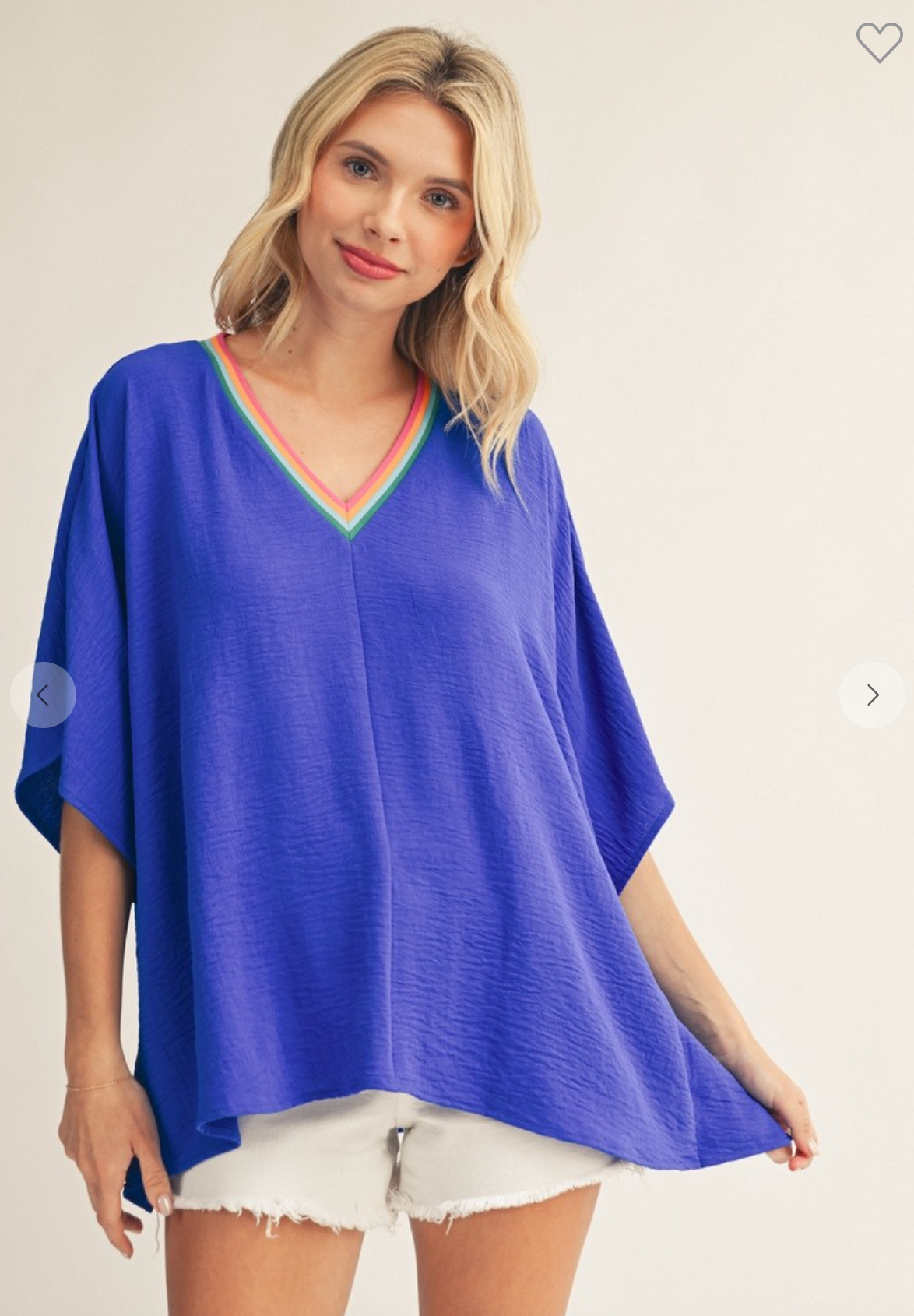 The Delaney Tunic In Blue