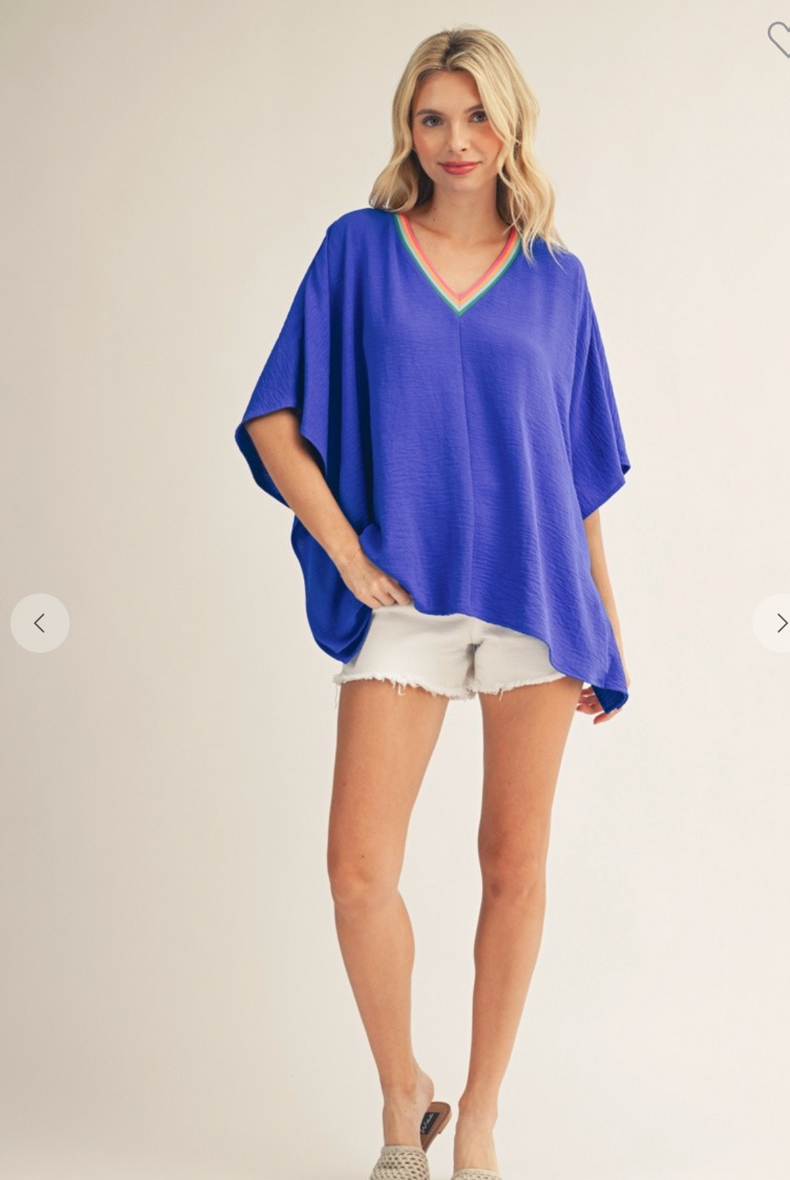 The Delaney Tunic In Blue
