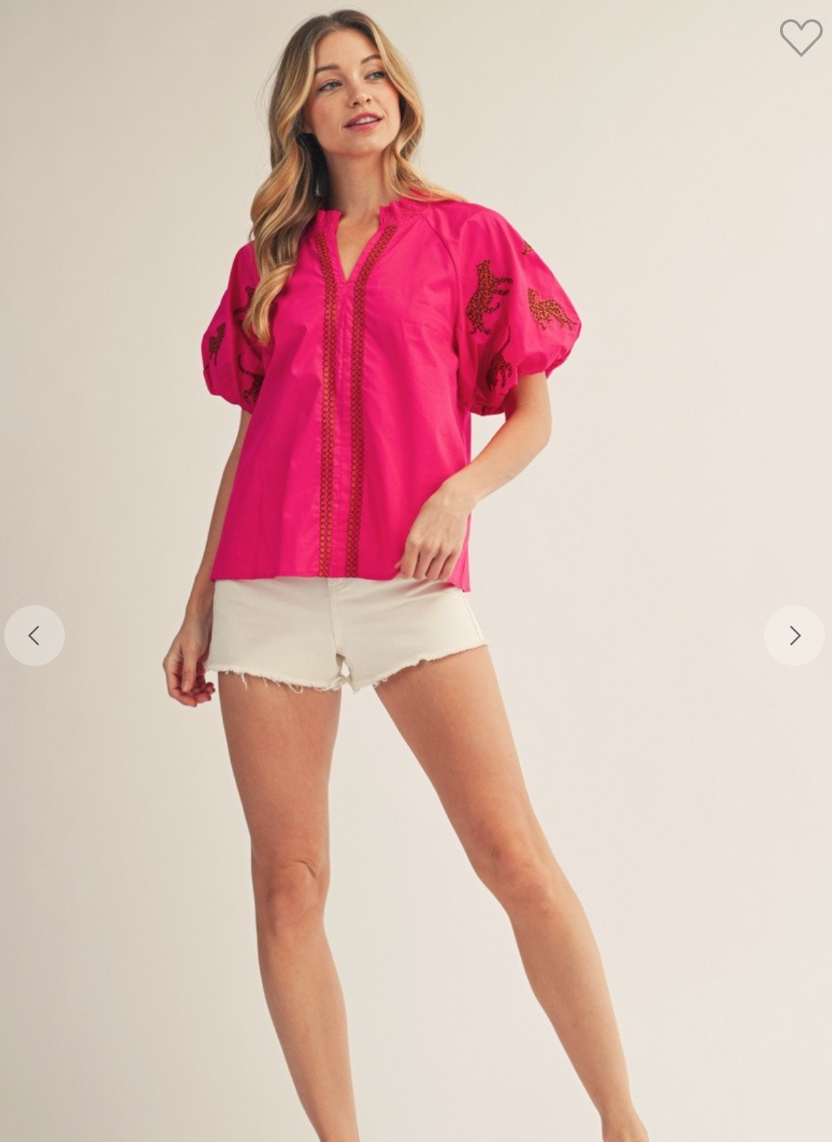 Fierce + Flirty Embroidered Top