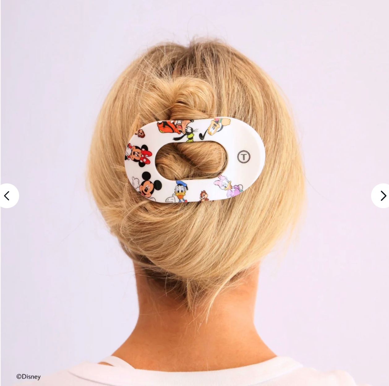 Mickey + Friends Large Flat Round Clip