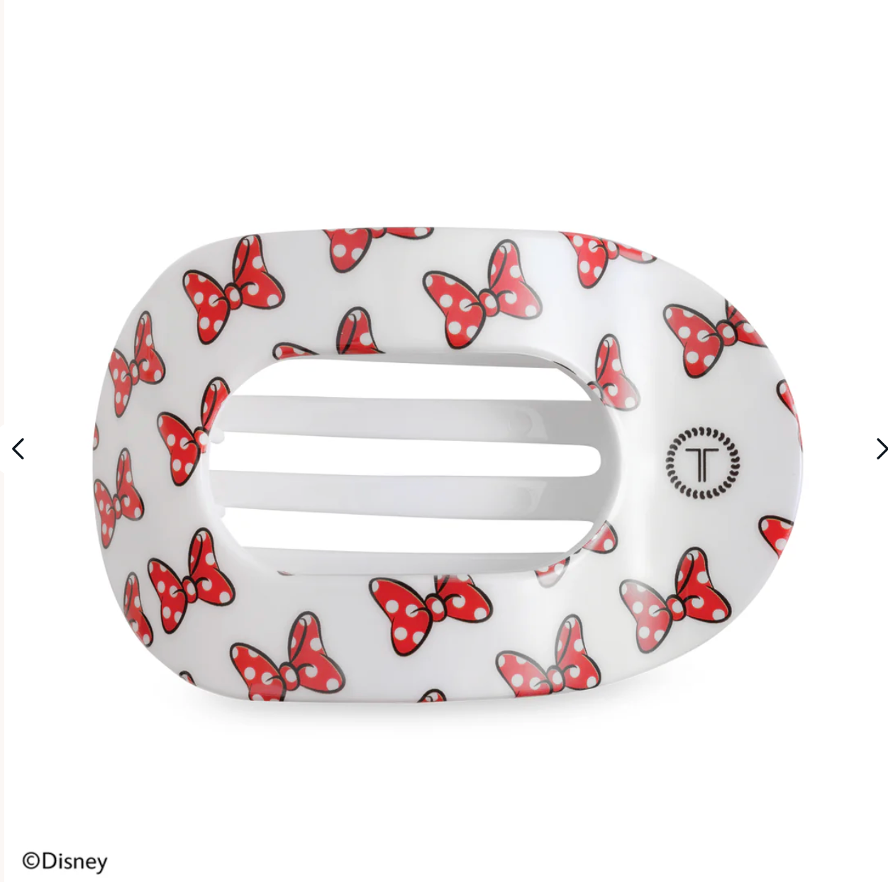 Minnie Mouse Loves Her Bows Large Flat Round Clip