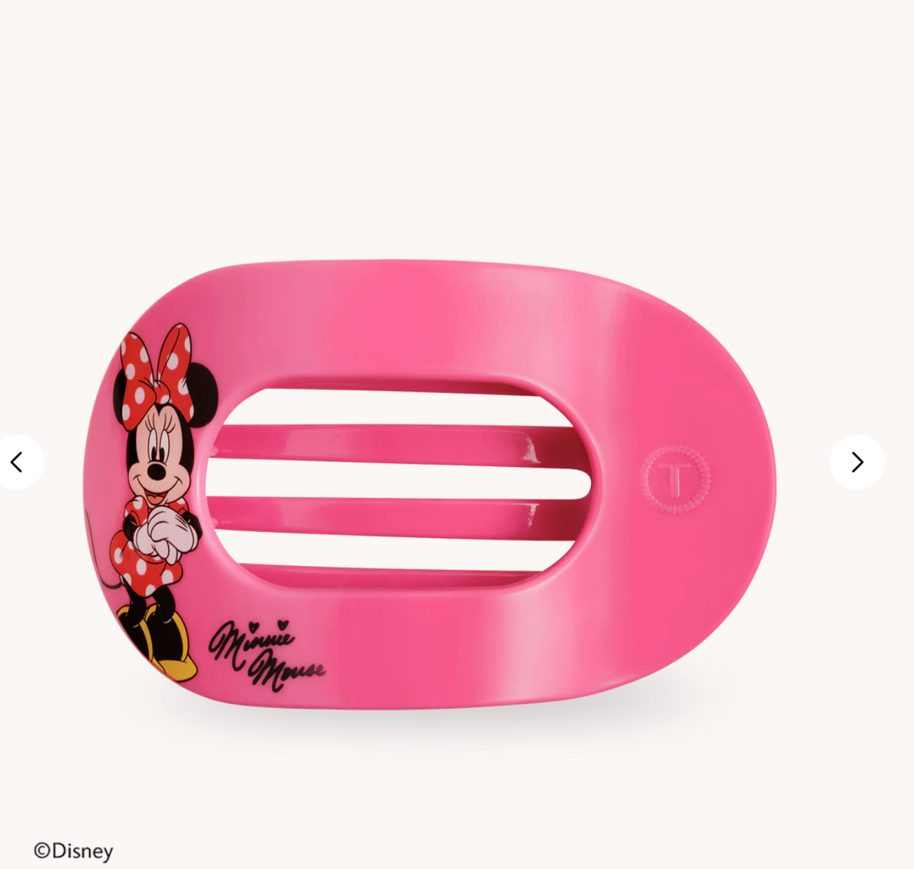 Minnie Mouse Large Flat Round Clip