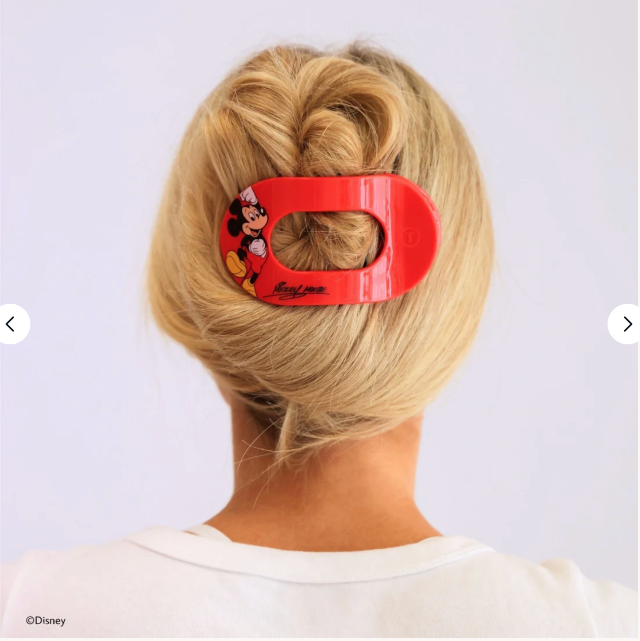 Mickey Mouse Large Flat Round Clip