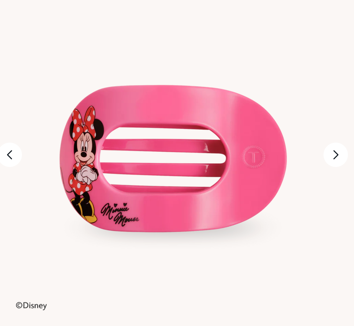 Minnie Mouse Medium Flat Round Clip