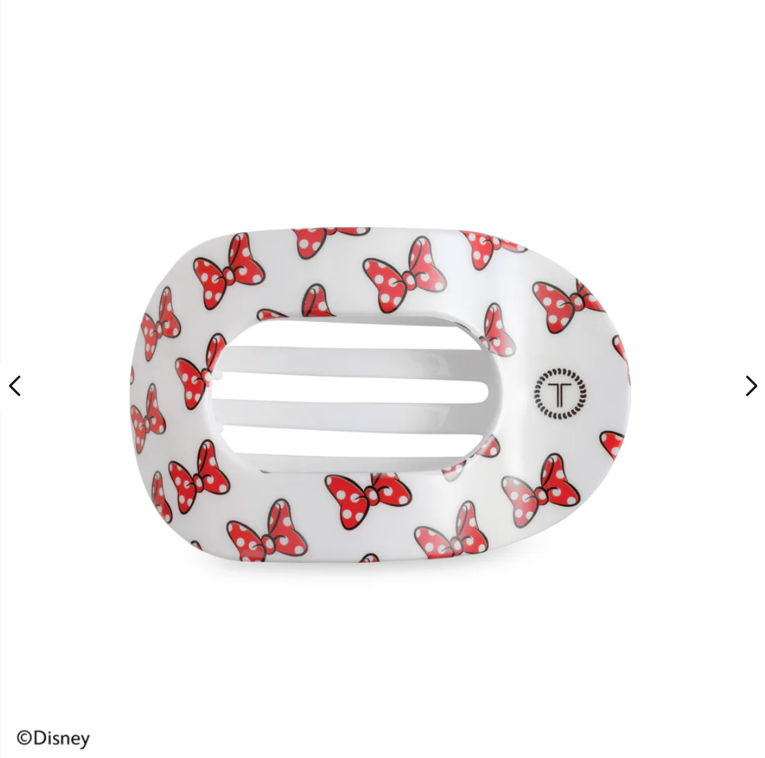 Minnie Mouse Loves Her Bows Medium Flat Round Clip