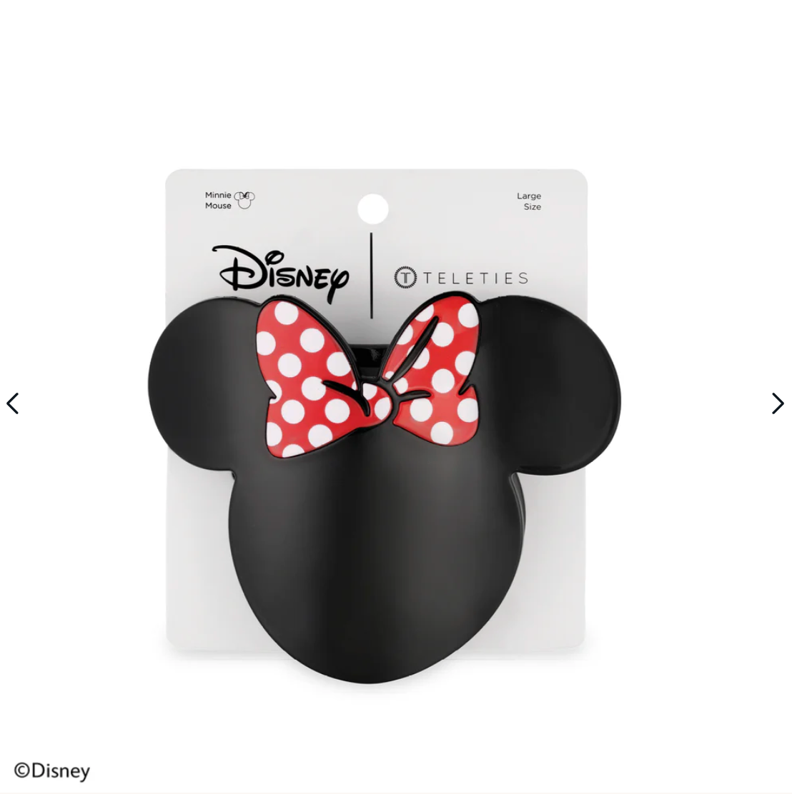 Minnie Mouse Shape Small Flat Round Clip