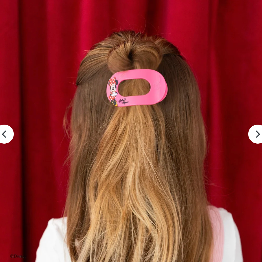 Minnie Mouse Small Flat Round Clip