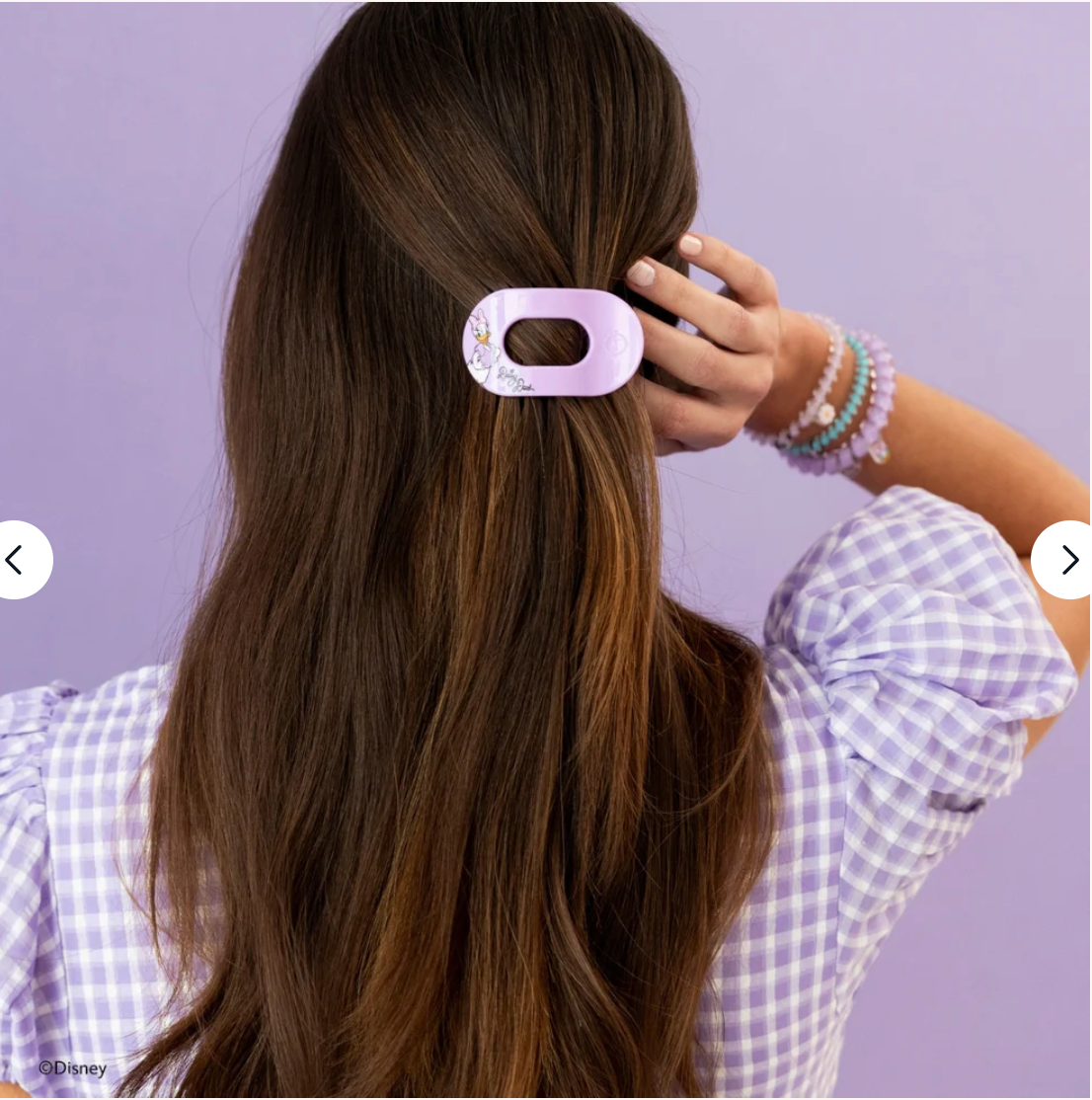 Daisy Duck Tiny Flat Round Clip