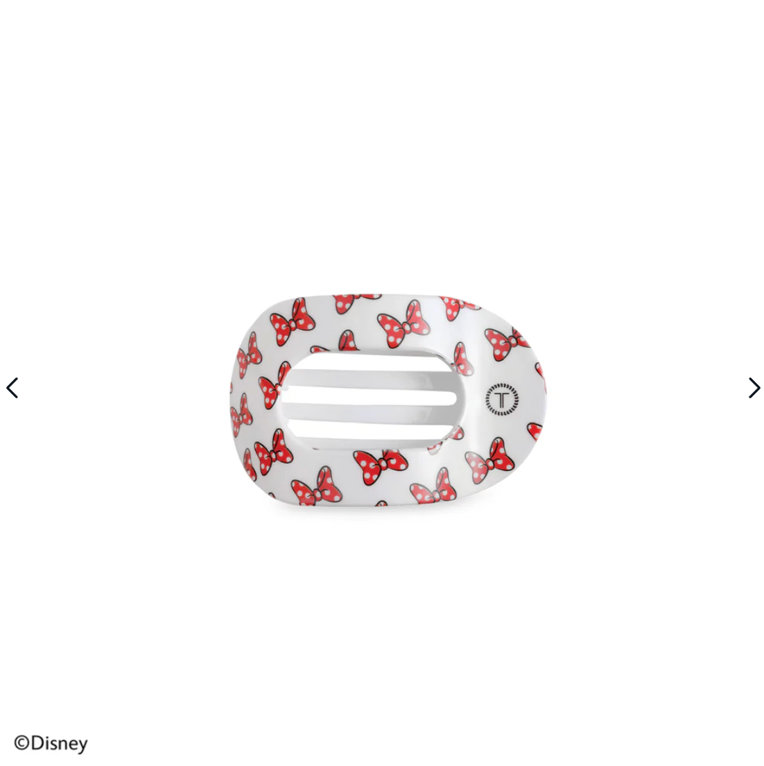 Minnie Mouse Loves Her Bows Tiny Flat Round Clip