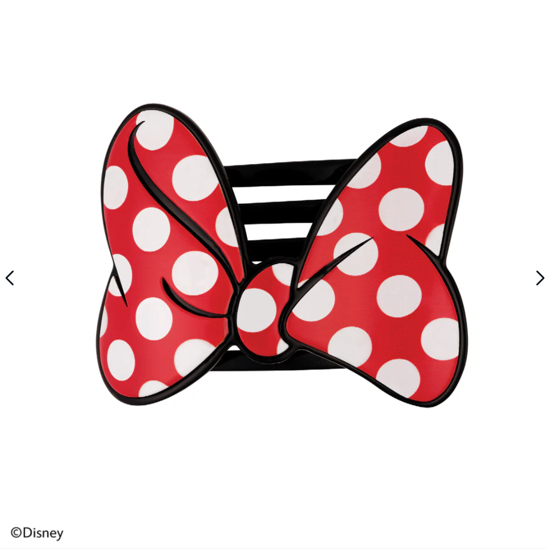 Minnie's Bow Tiny Flat Round Clip