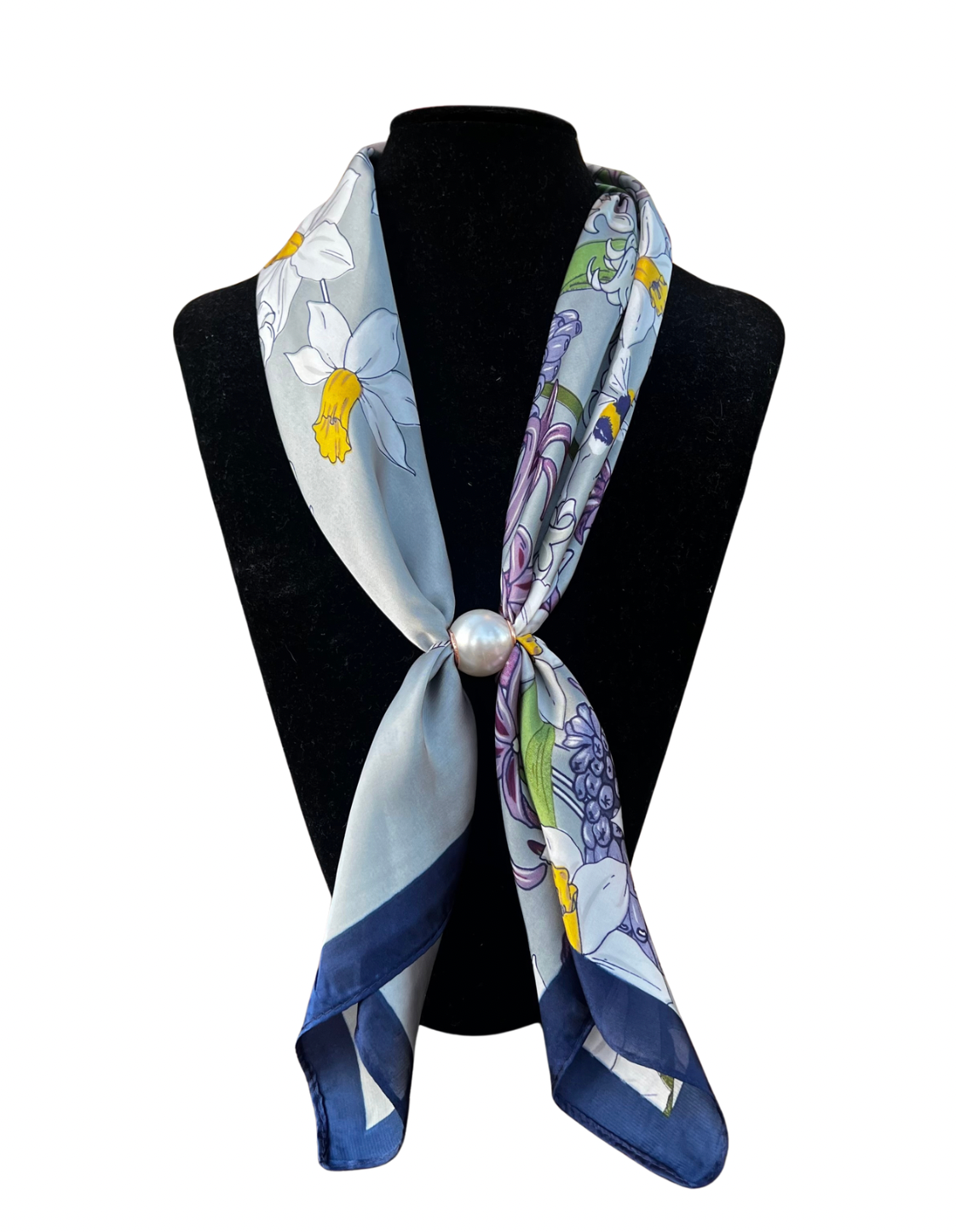 Moonlight Garden Magnetic Scarf Necklace