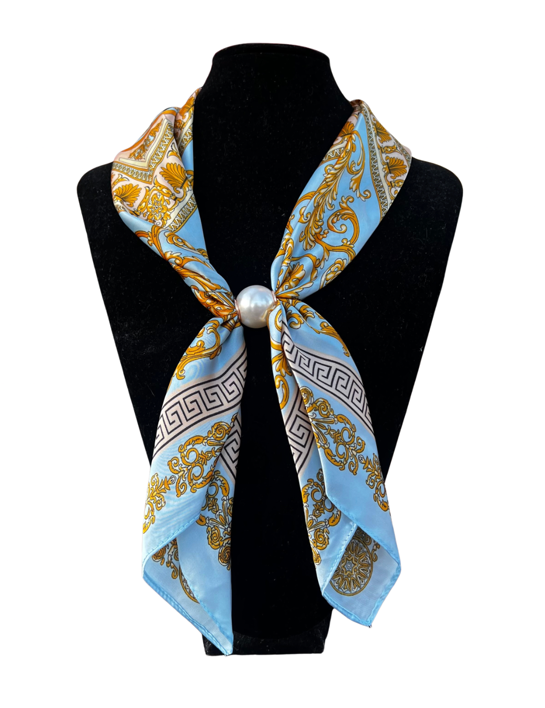 Mediterranean Muse Magnetic Scarf Necklace
