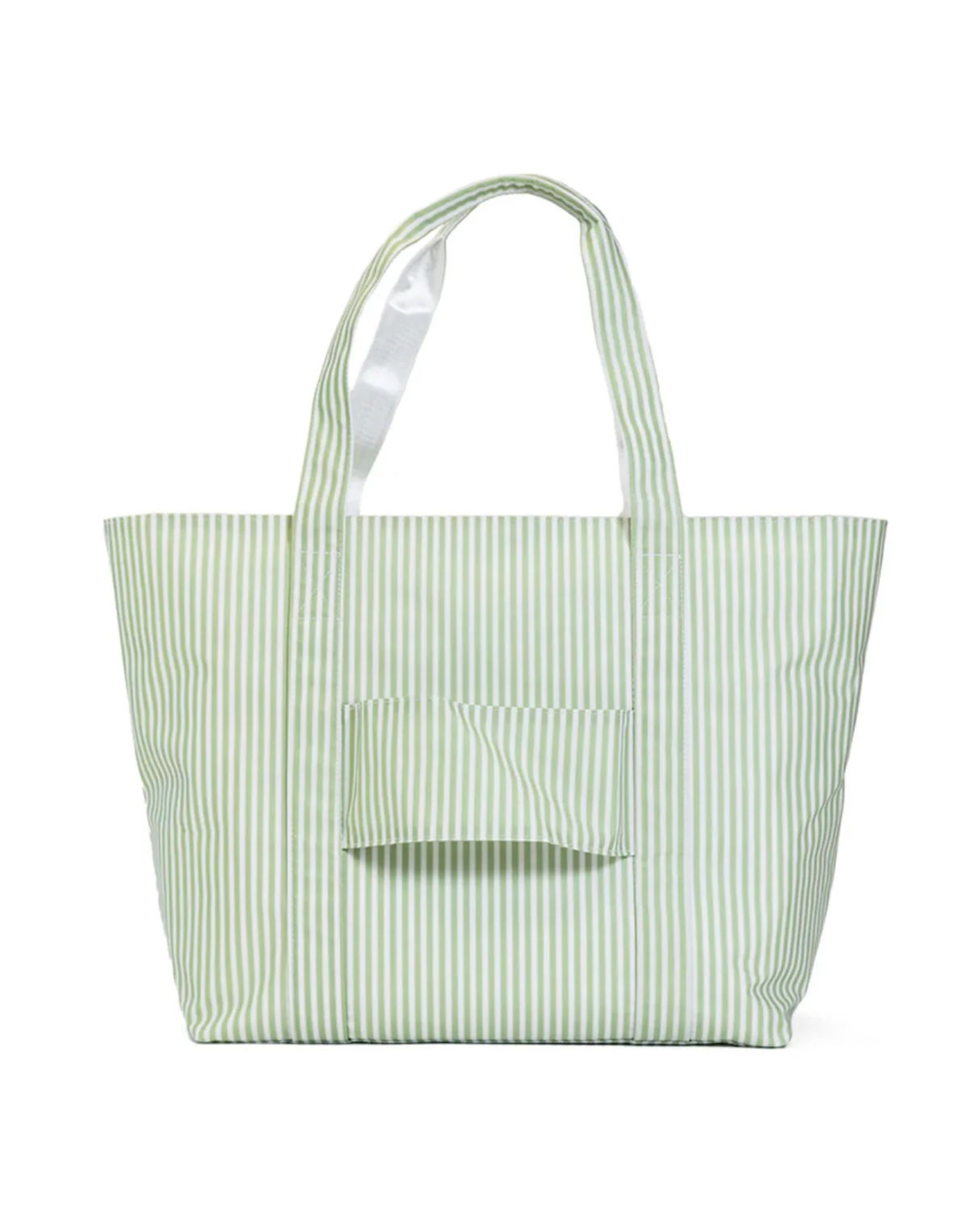 Jumbo Tote In Stripe Sage