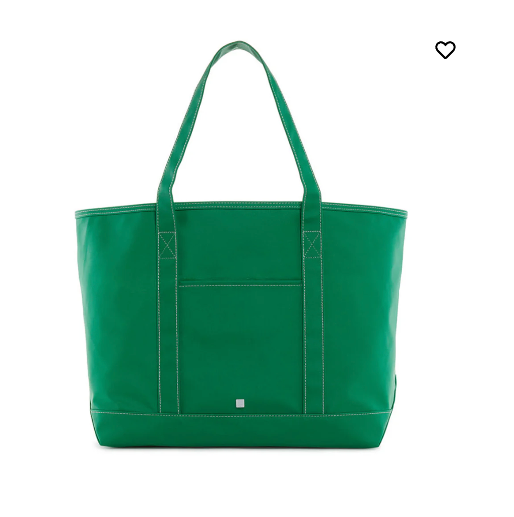 Maxi Tote Bag In Kelly Green