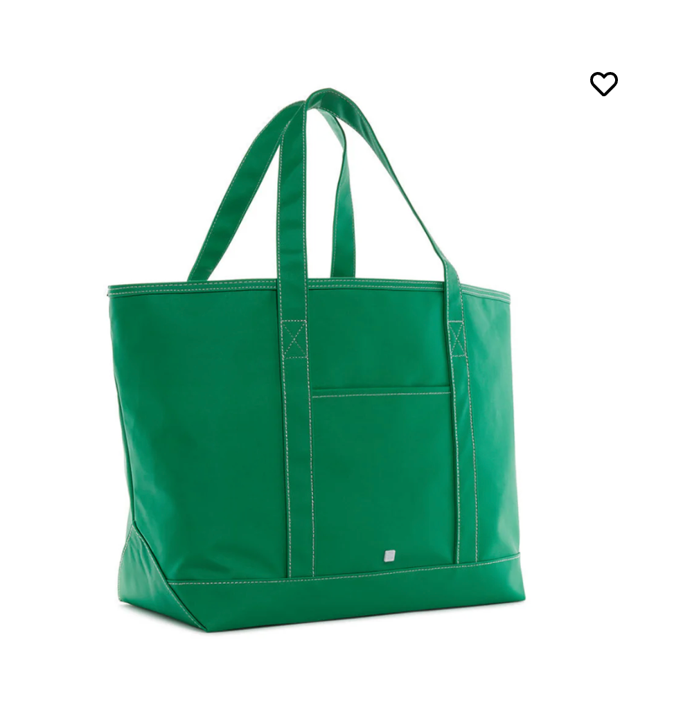 Maxi Tote Bag In Kelly Green