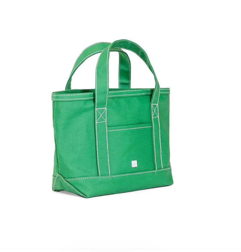 Mini Tote Bag In Kelly Green