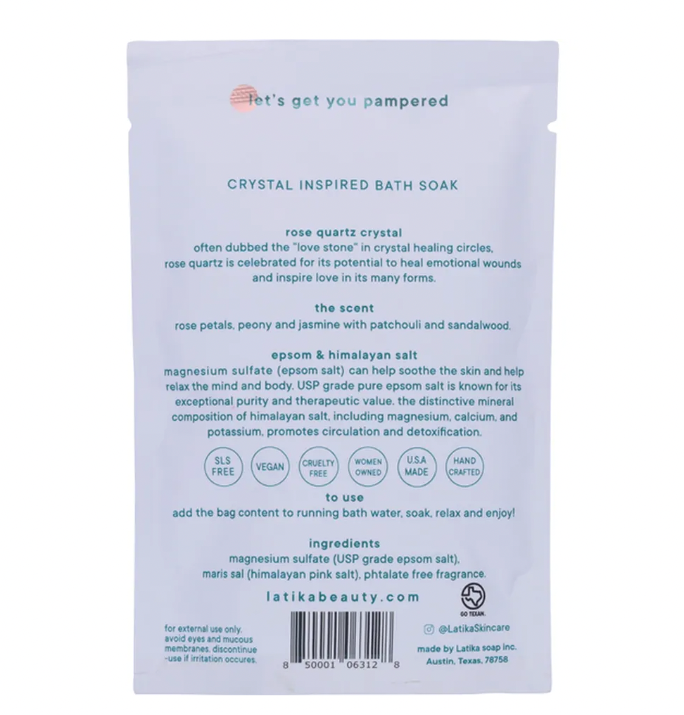 Rose Quartz Bath Soak