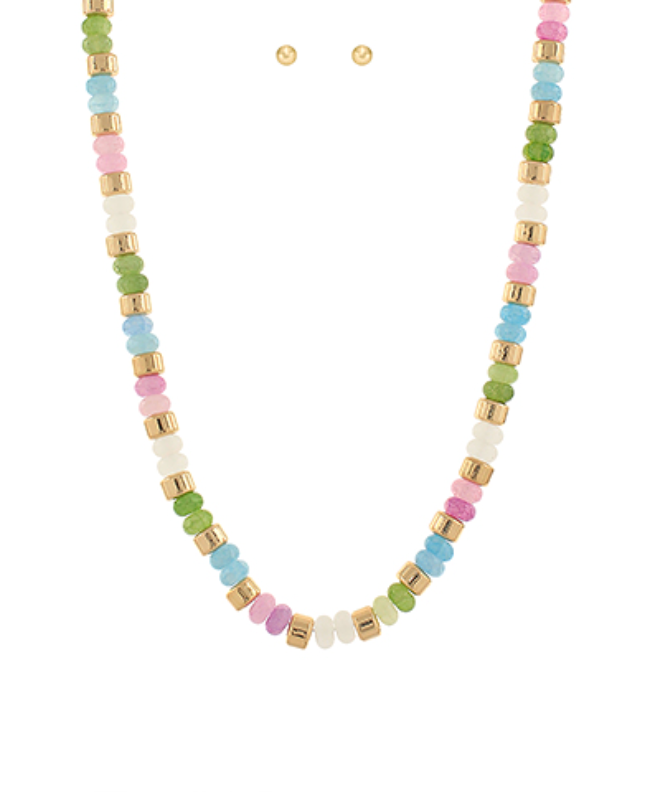 Simple Joy Necklace In Multi