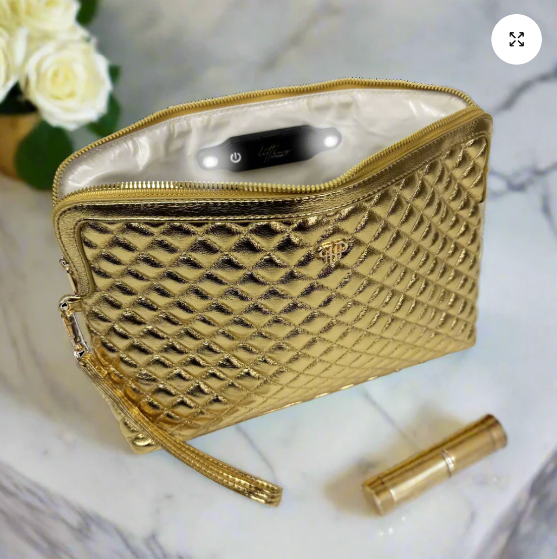 Litt Makeup Case In 24 Karat