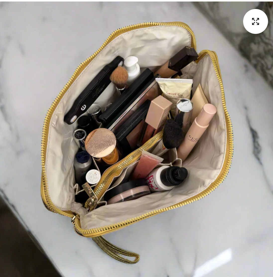 Litt Makeup Case In 24 Karat