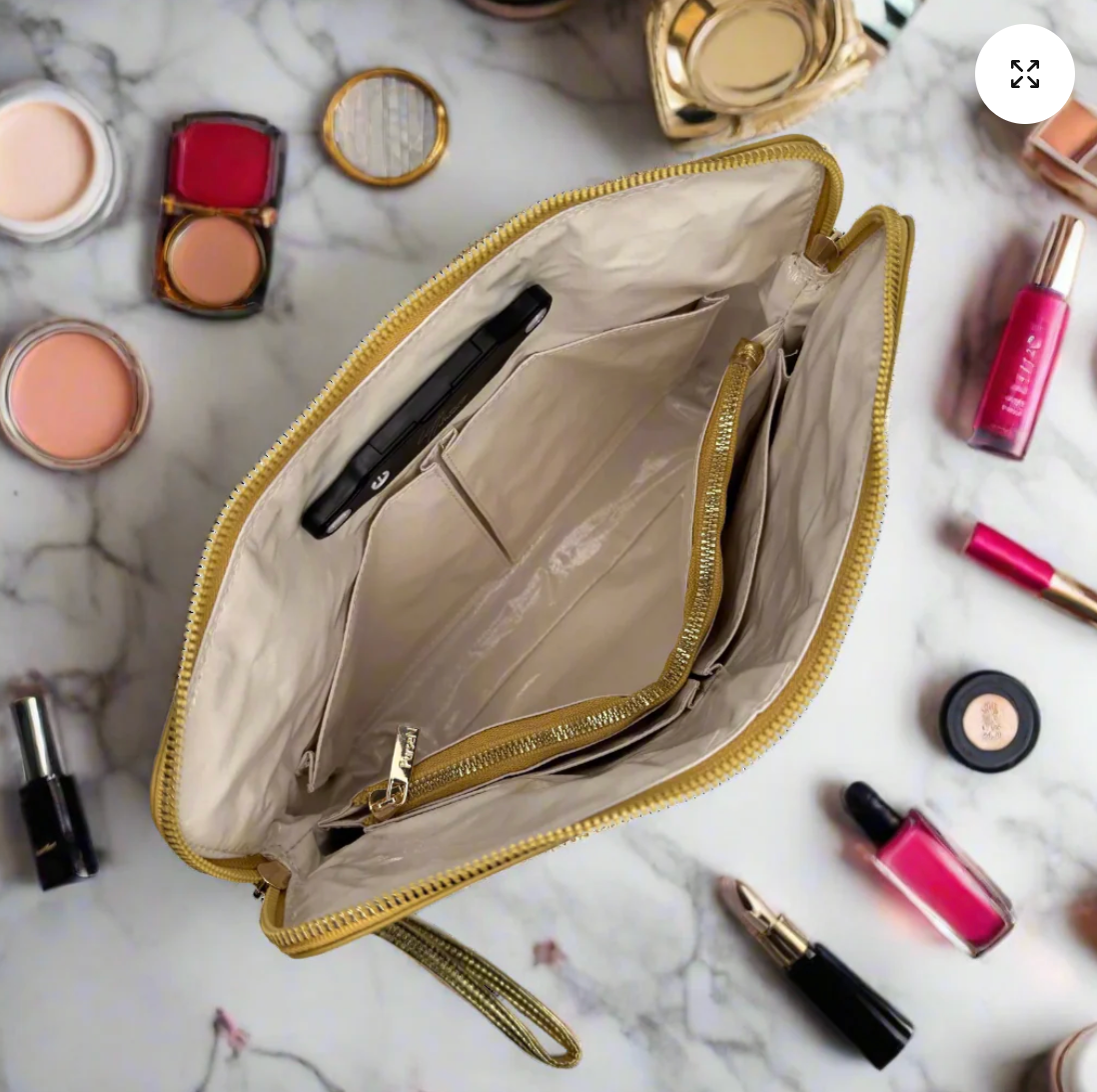 Litt Makeup Case In 24 Karat