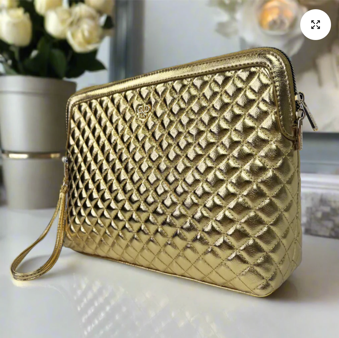 Litt Makeup Case In 24 Karat