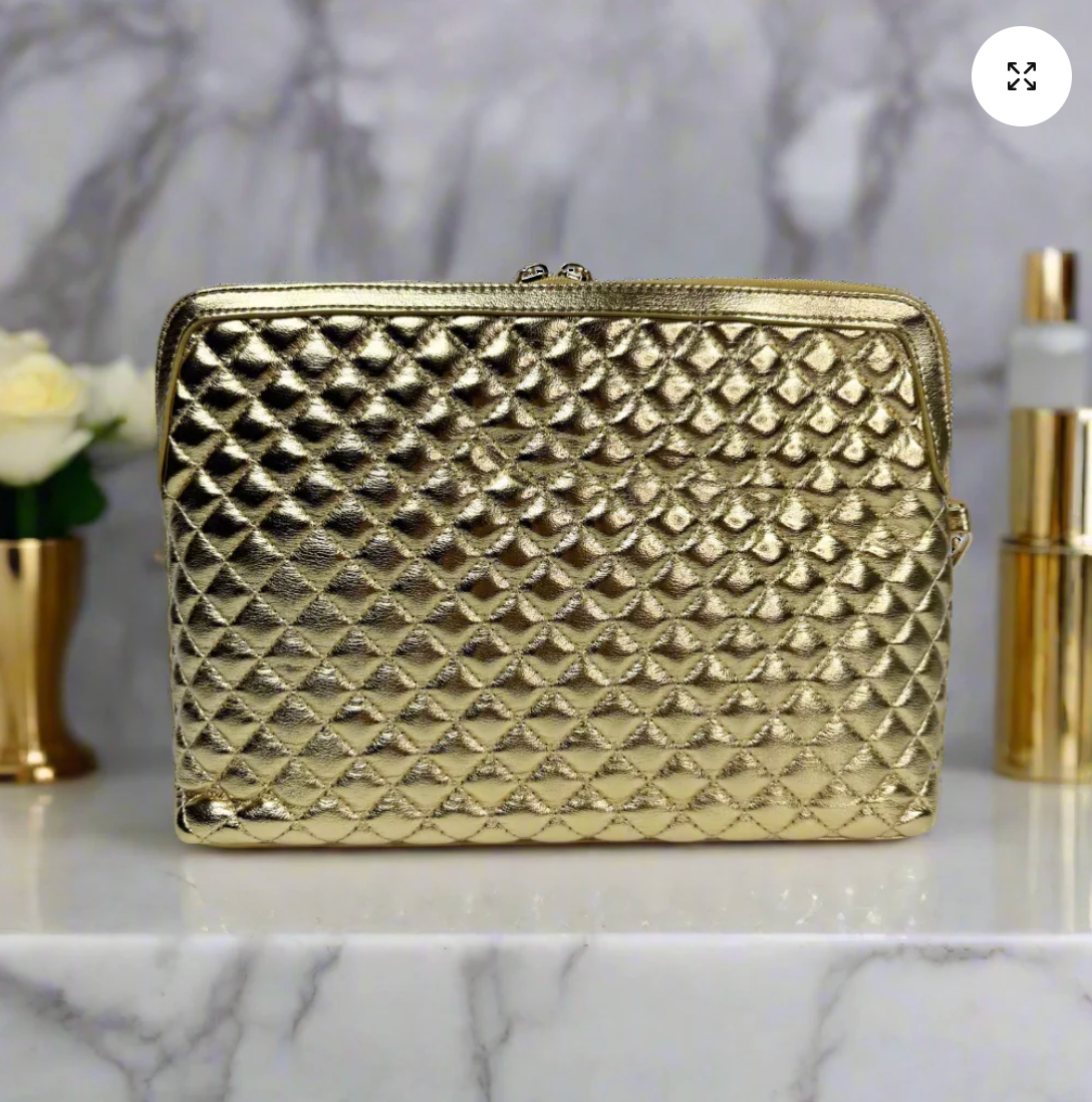 Litt Makeup Case In 24 Karat