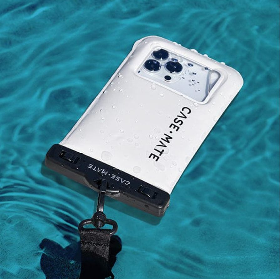 Waterproof Floating Phone Pouch In Sand Dollar