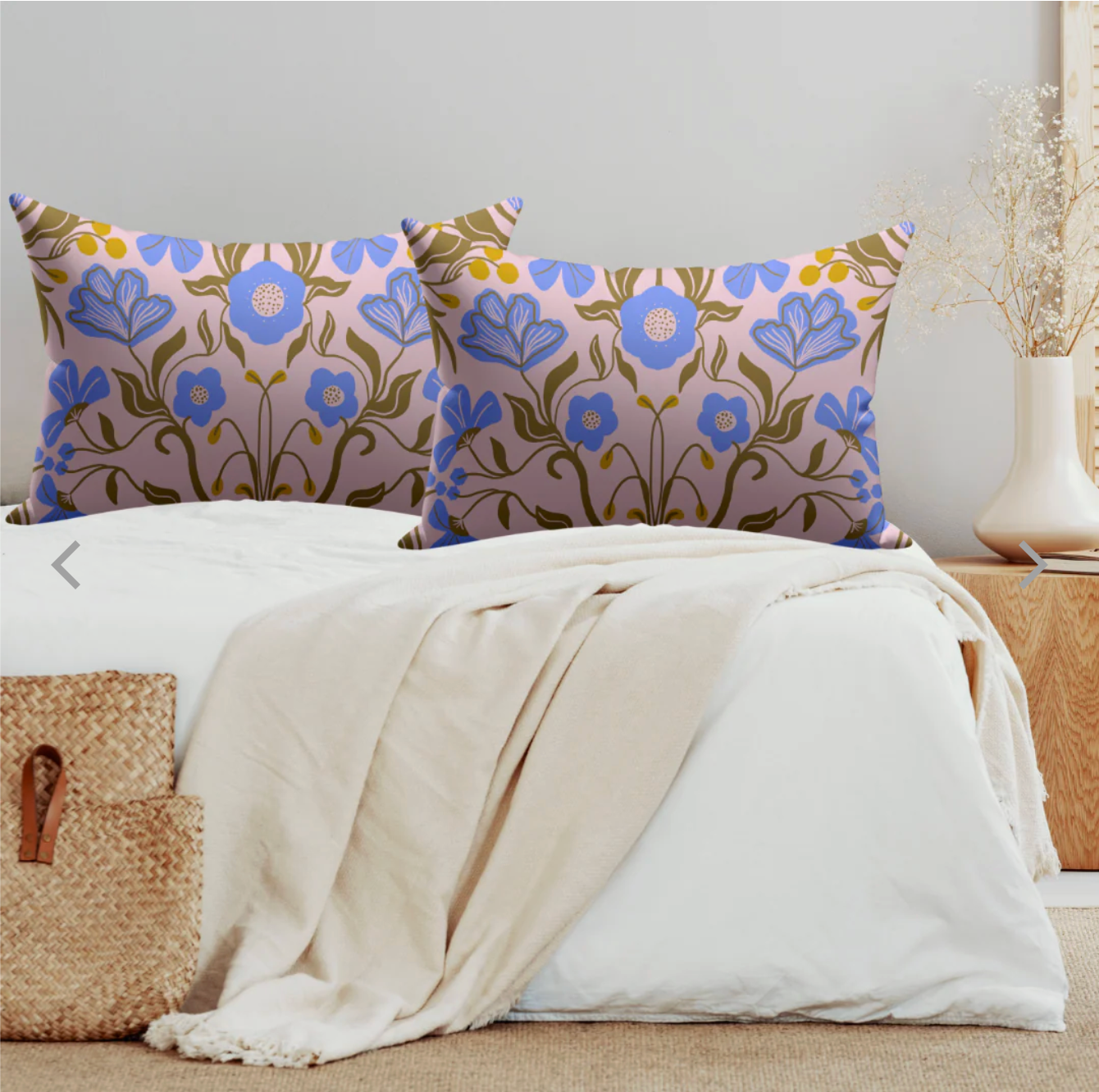 Amalfi Lemon Satin Pillow Case