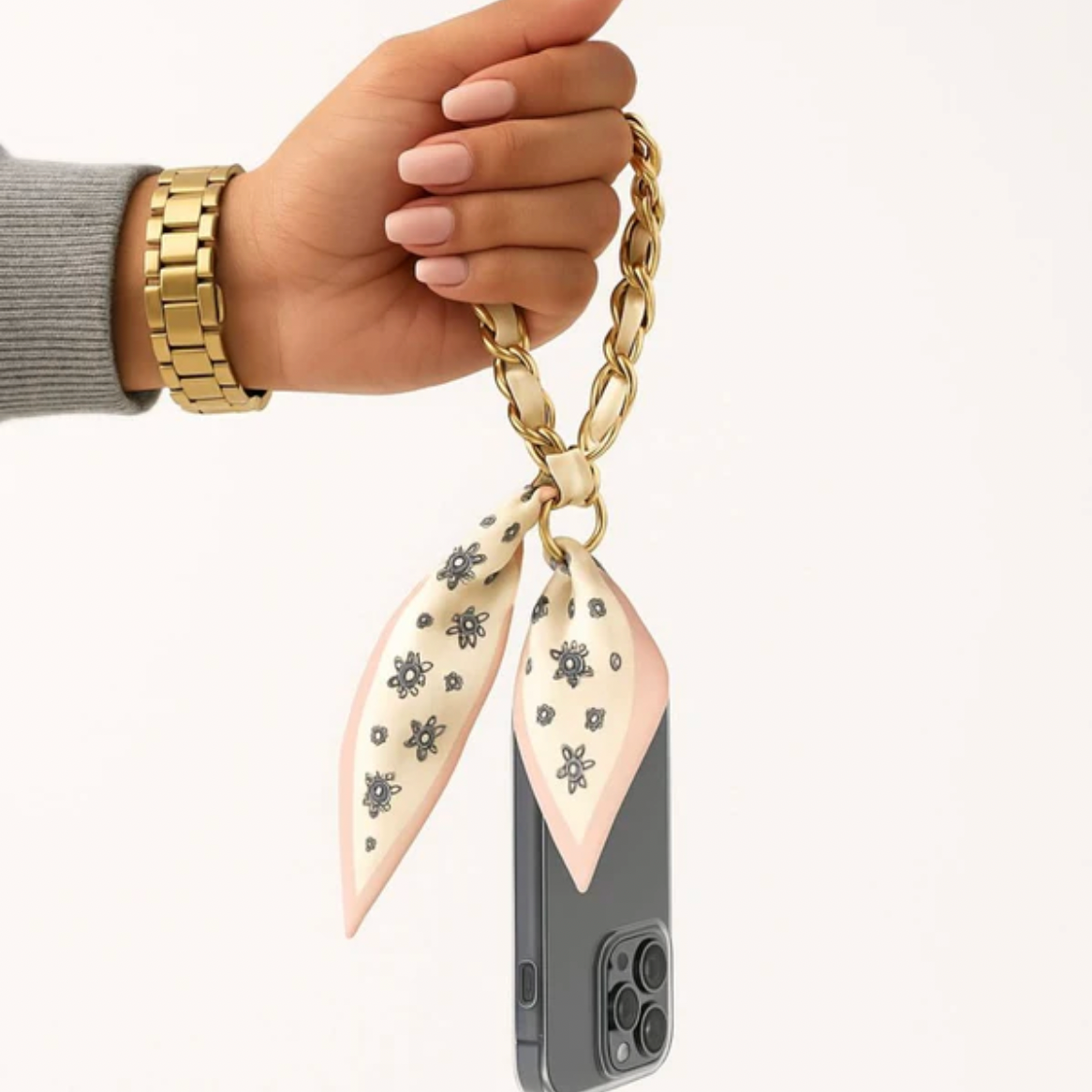 Phone Scarf Holder In Happy Daze