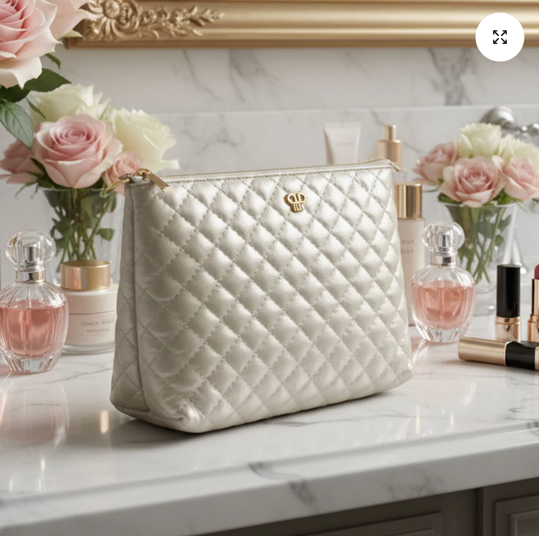 Everyday Sleek In Pearl Quilted