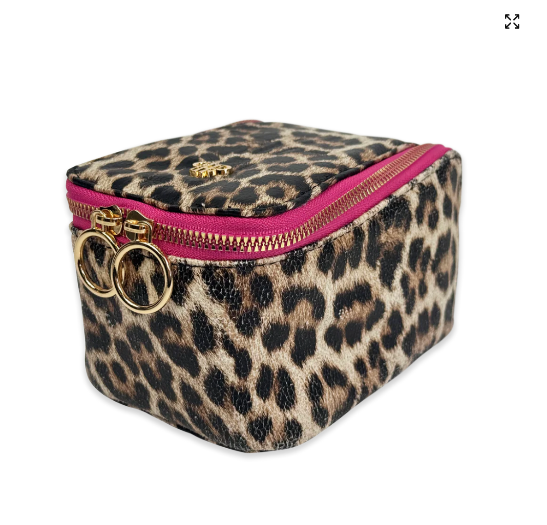 Train Jewelry Case In Fierce Leopard