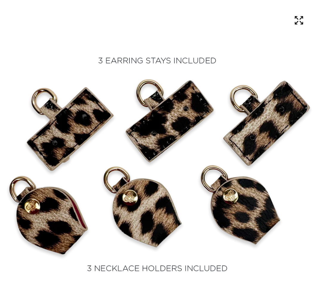 Train Jewelry Case In Fierce Leopard