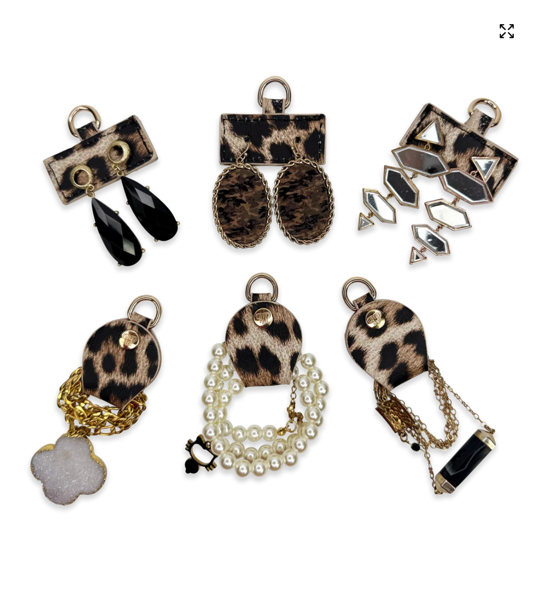 Train Jewelry Case In Fierce Leopard