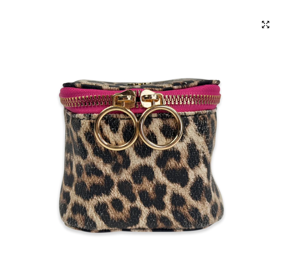 Train Jewelry Case In Fierce Leopard