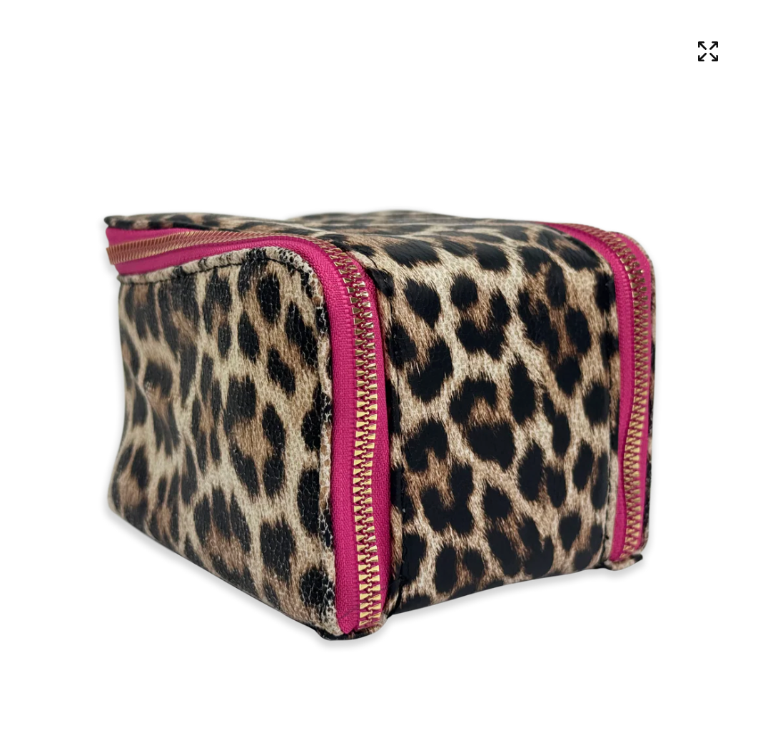 Train Jewelry Case In Fierce Leopard