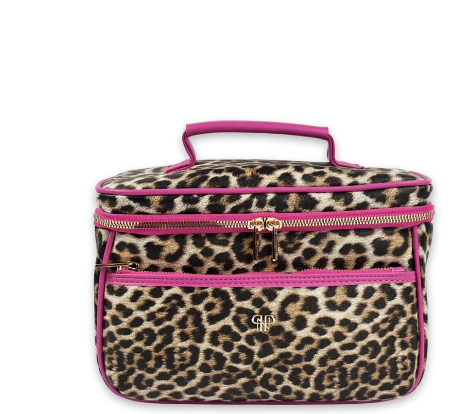 Classic Train Case In Fierce Leopard
