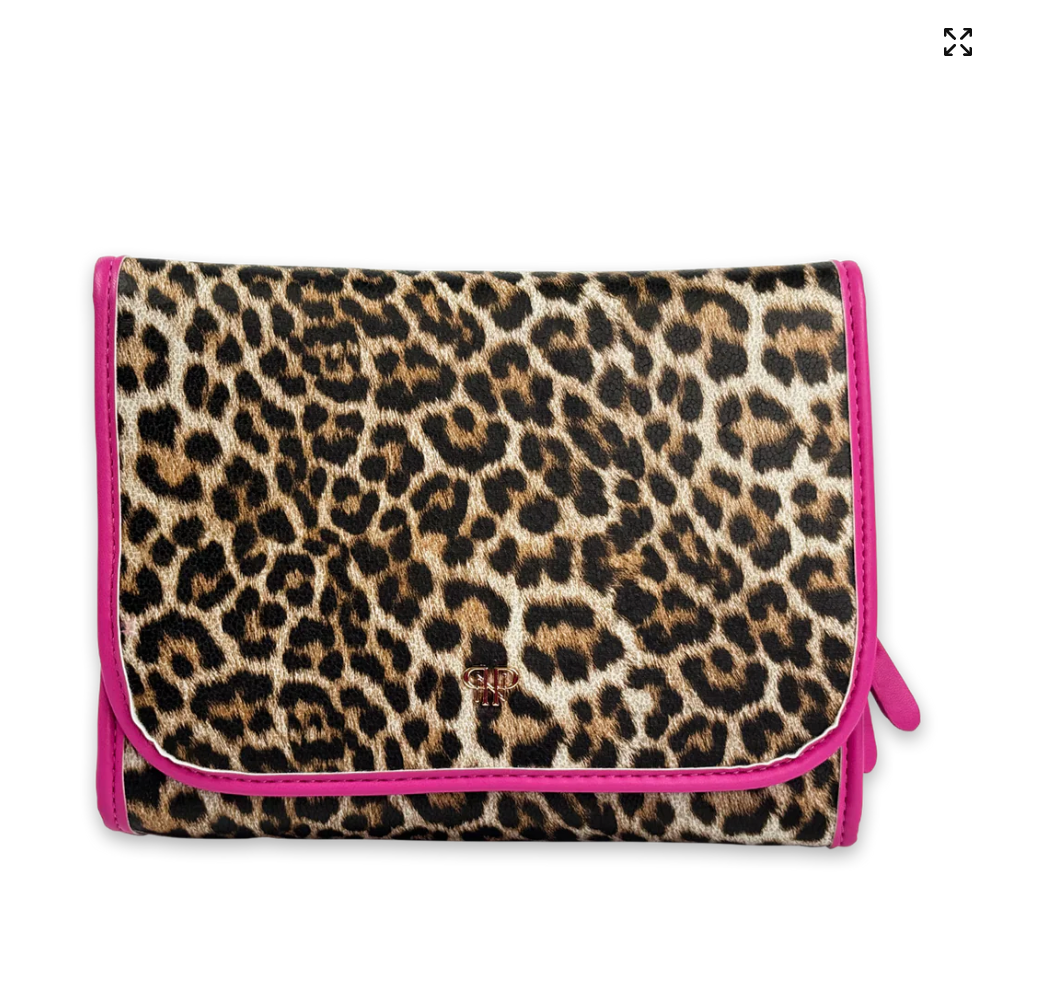 Classic Toiletry Case In Fierce Leopard