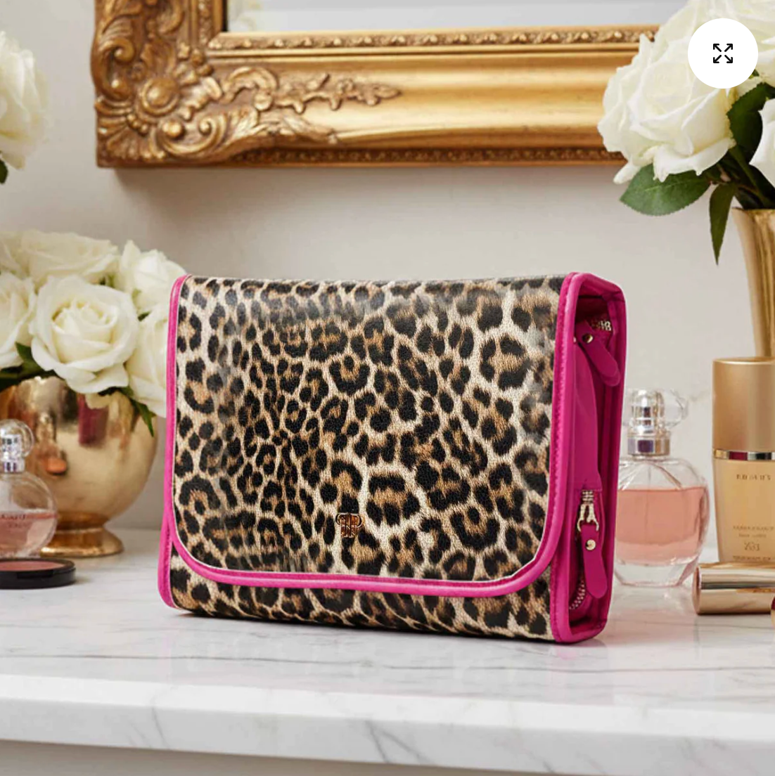Classic Toiletry Case In Fierce Leopard
