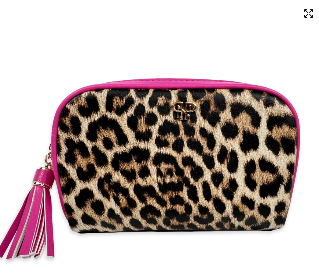 Glam Makeup Case In Fierce Leopard