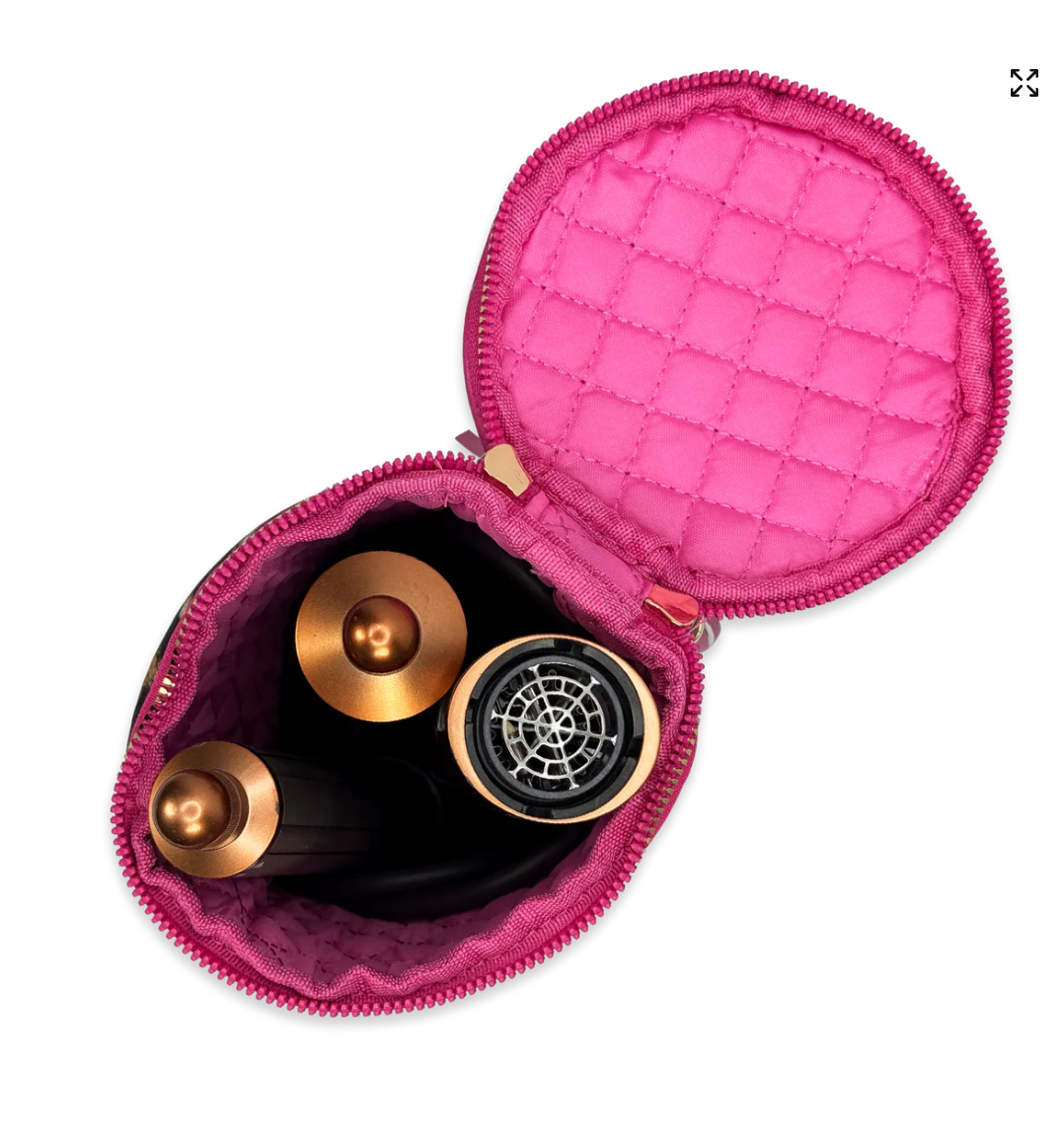 Hot Hair Tools Travel Organizer In Fierce Leopard